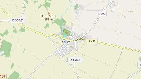 Carte de localisation de l'évènement