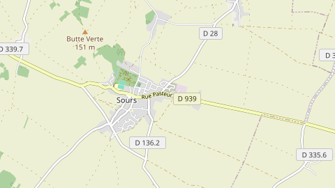 Carte de localisation de l'évènement