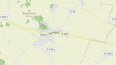 Carte de localisation de l'évènement