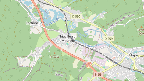 Carte de localisation de l'évènement