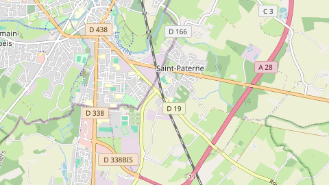 Carte de localisation de l'évènement