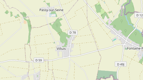 Carte de localisation de l'évènement