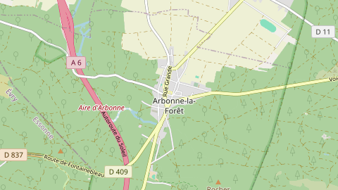 Carte de localisation de l'évènement