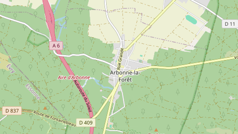 Carte de localisation de l'évènement