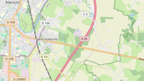 Carte de localisation de l'évènement