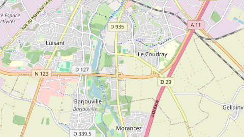 Carte de localisation de l'évènement