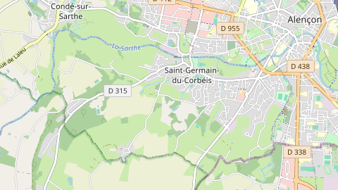 Carte de localisation de l'évènement