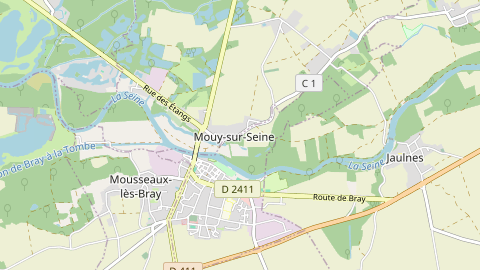 Carte de localisation de l'évènement