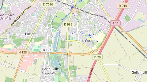 Carte de localisation de l'évènement