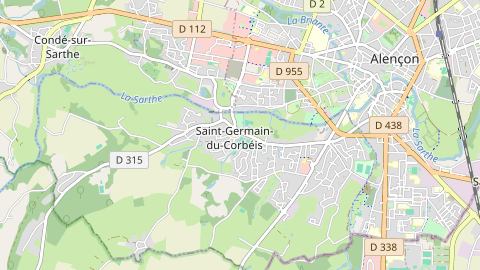 Carte de localisation de l'évènement
