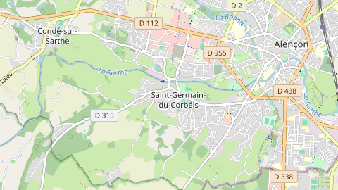 Carte de localisation de l'évènement
