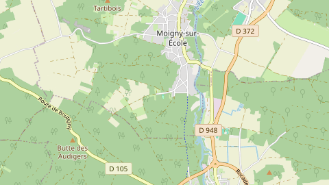 Carte de localisation de l'évènement