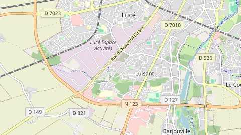 Carte de localisation de l'évènement