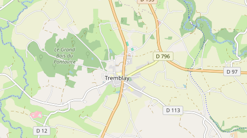 Carte de localisation de l'évènement