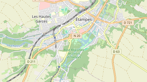 Carte de localisation de l'évènement