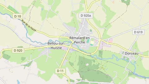 Carte de localisation de l'évènement