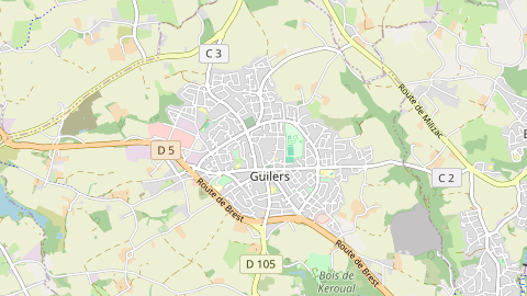 Carte de localisation de l'évènement