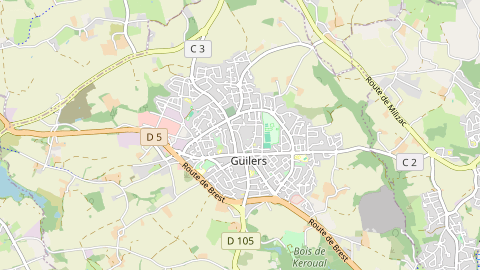 Carte de localisation de l'évènement