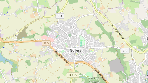 Carte de localisation de l'évènement