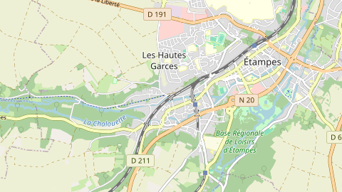 Carte de localisation de l'évènement