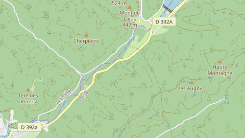 Carte de localisation de l'évènement