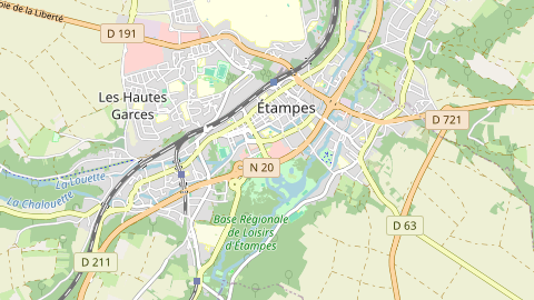 Carte de localisation de l'évènement