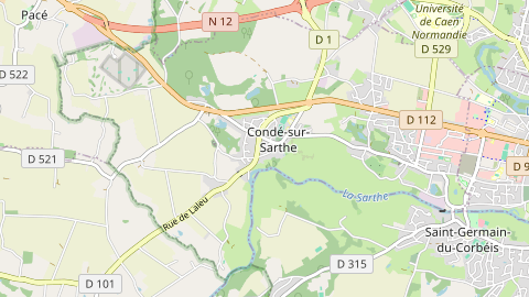 Carte de localisation de l'évènement