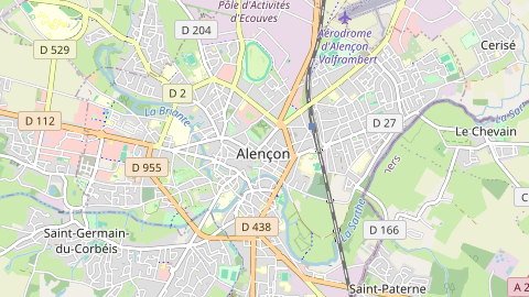 Carte de localisation de l'évènement