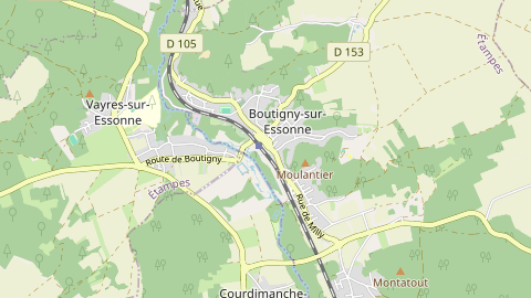 Carte de localisation de l'évènement