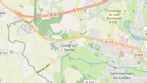 Carte de localisation de l'évènement