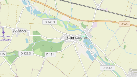 Carte de localisation de l'évènement