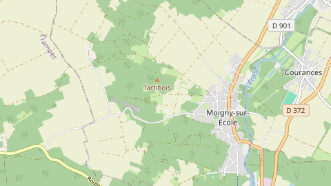 Carte de localisation de l'évènement