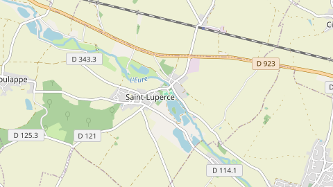 Carte de localisation de l'évènement