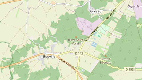 Carte de localisation de l'évènement