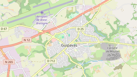 Carte de localisation de l'évènement