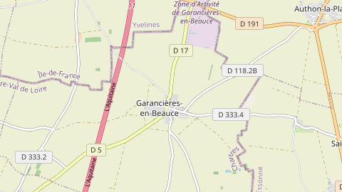 Carte de localisation de l'évènement
