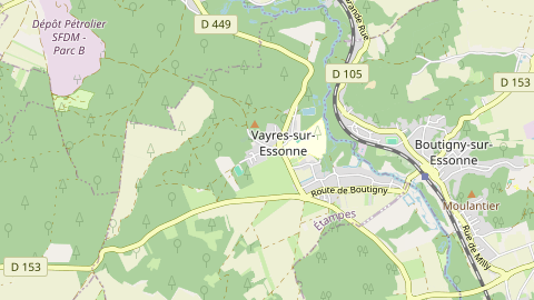 Carte de localisation de l'évènement