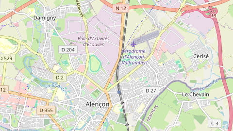 Carte de localisation de l'évènement
