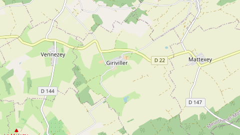 Carte de localisation de l'évènement