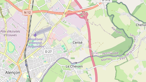 Carte de localisation de l'évènement