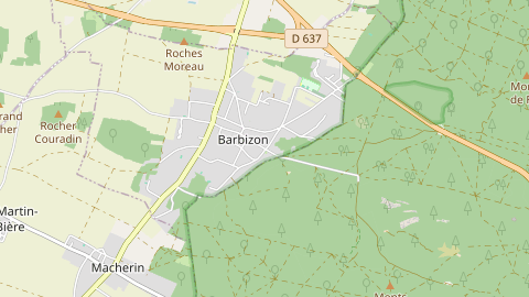 Carte de localisation de l'évènement