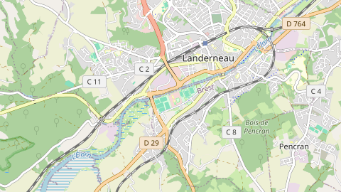 Carte de localisation de l'évènement