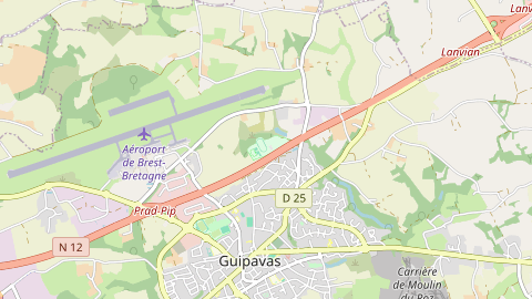 Carte de localisation de l'évènement