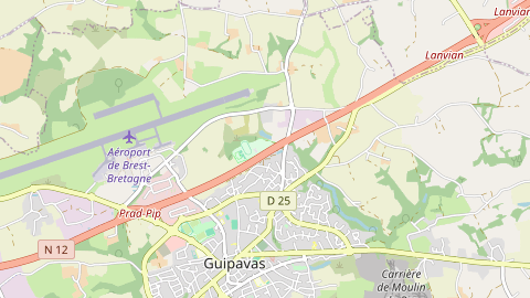 Carte de localisation de l'évènement