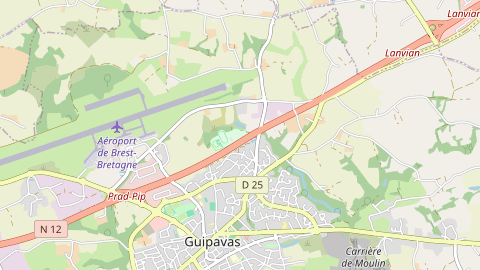 Carte de localisation de l'évènement