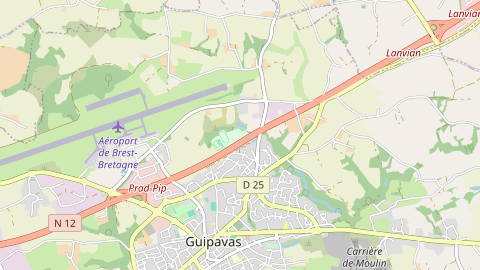 Carte de localisation de l'évènement