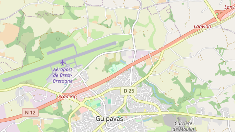 Carte de localisation de l'évènement