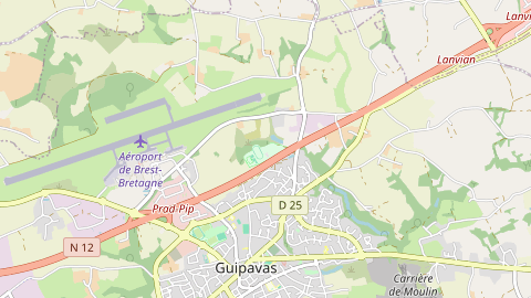 Carte de localisation de l'évènement