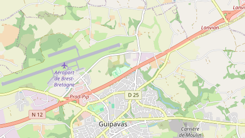 Carte de localisation de l'évènement