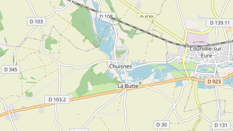 Carte de localisation de l'évènement